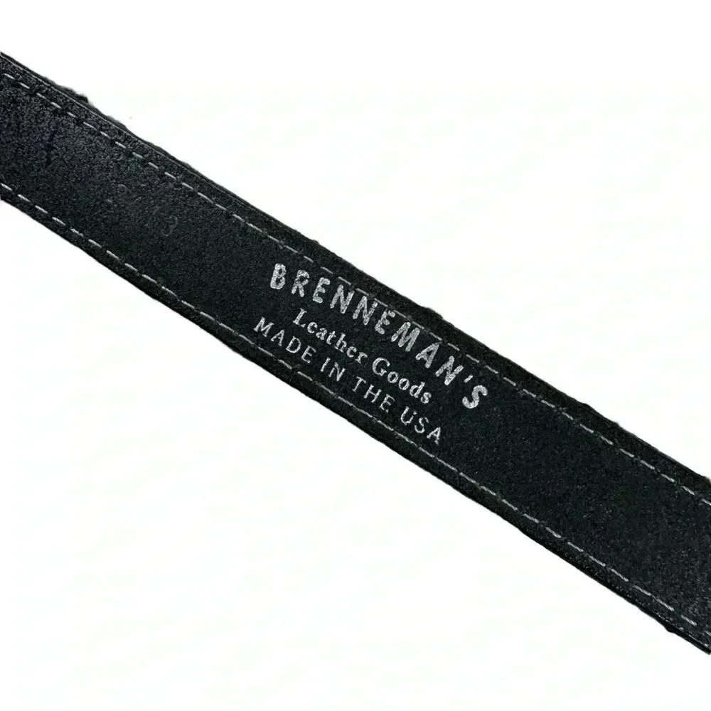 Brenneman’s Leather Goods Black Leather Belt - Picture 7 of 9